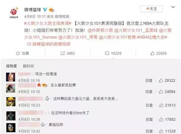 火箭少女篮球名人赛表演,火箭少女nba表演为什么只有8个人