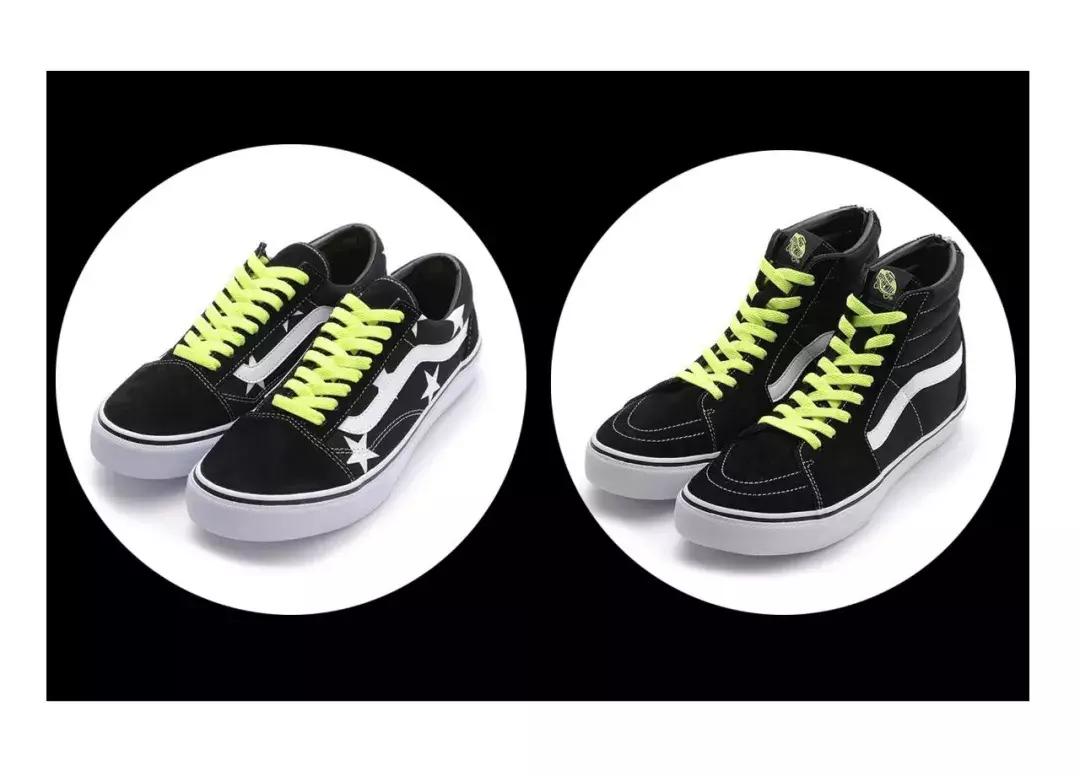 vans新款联名腰果花,vans黑白联名