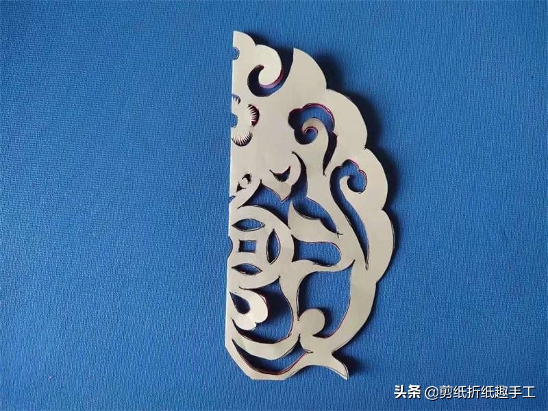 关于幸福的剪纸,福在眼前剪纸图片教程