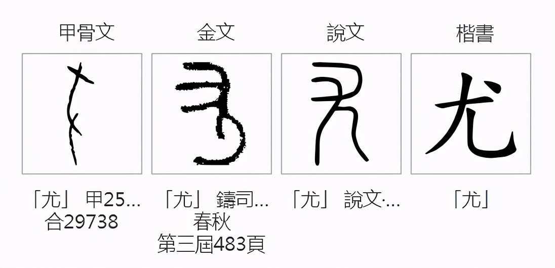 汉字探源尤字,汉字探源完整版