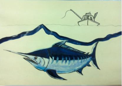 儿童画创意画鱼,儿童绘画鱼创意画