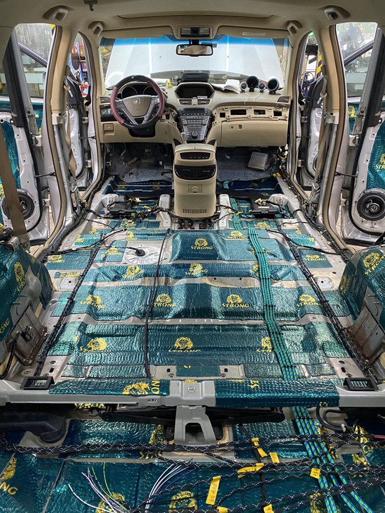 佛山禅城汽车隔音,佛山汽车隔音降噪本田