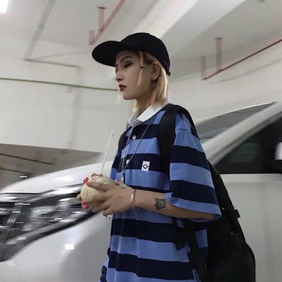 潮流港风穿搭,复古港风休闲显瘦穿搭