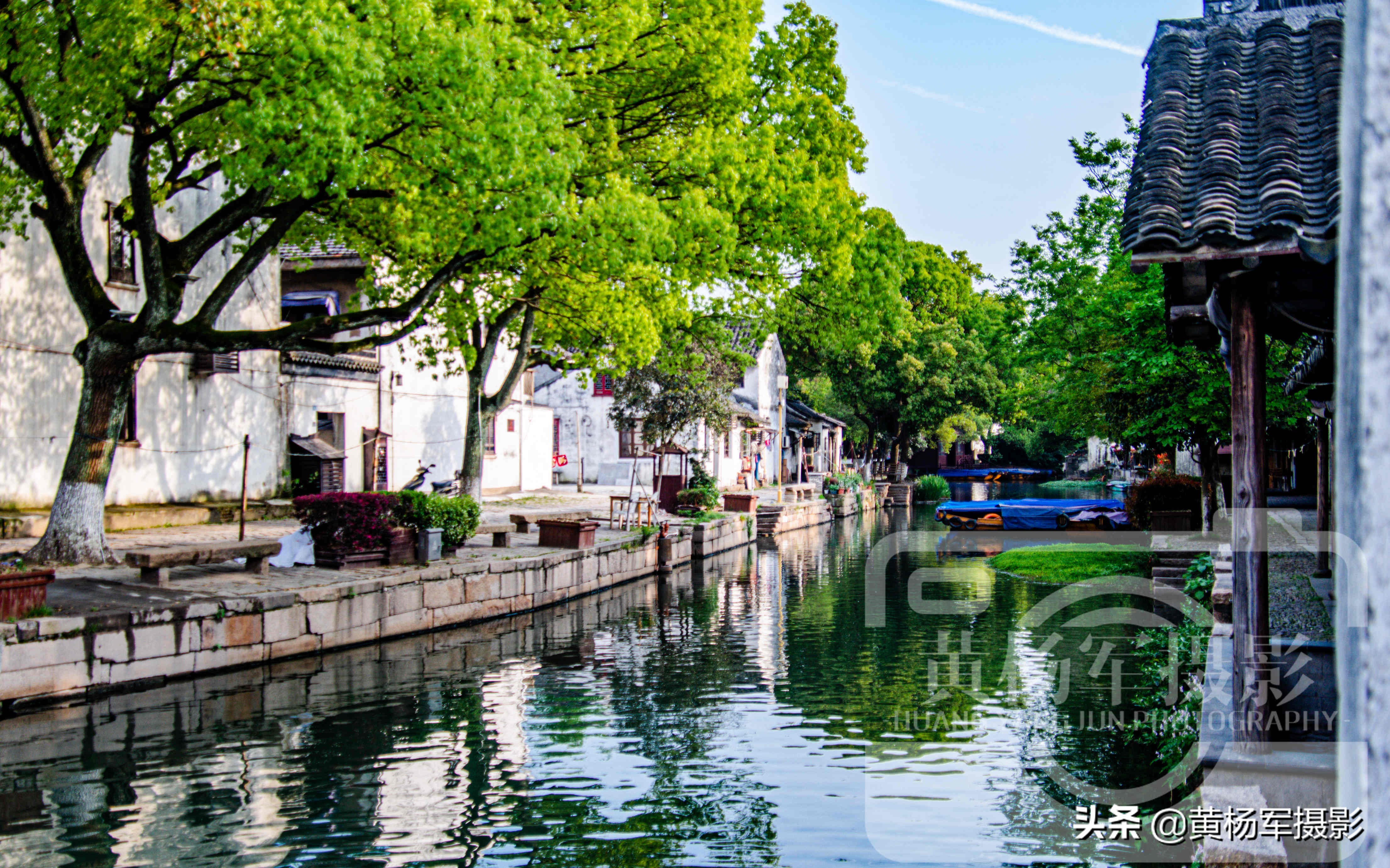 江南六大水乡古镇之一同里古镇,千年吴江同里清静古朴的水乡古镇