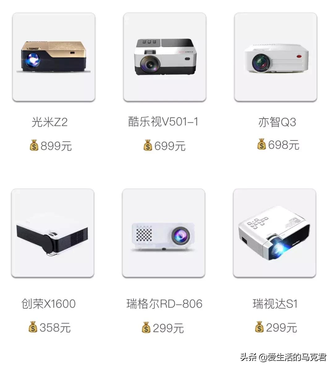 6千元投影仪评测,千元内无线同屏投影仪测评