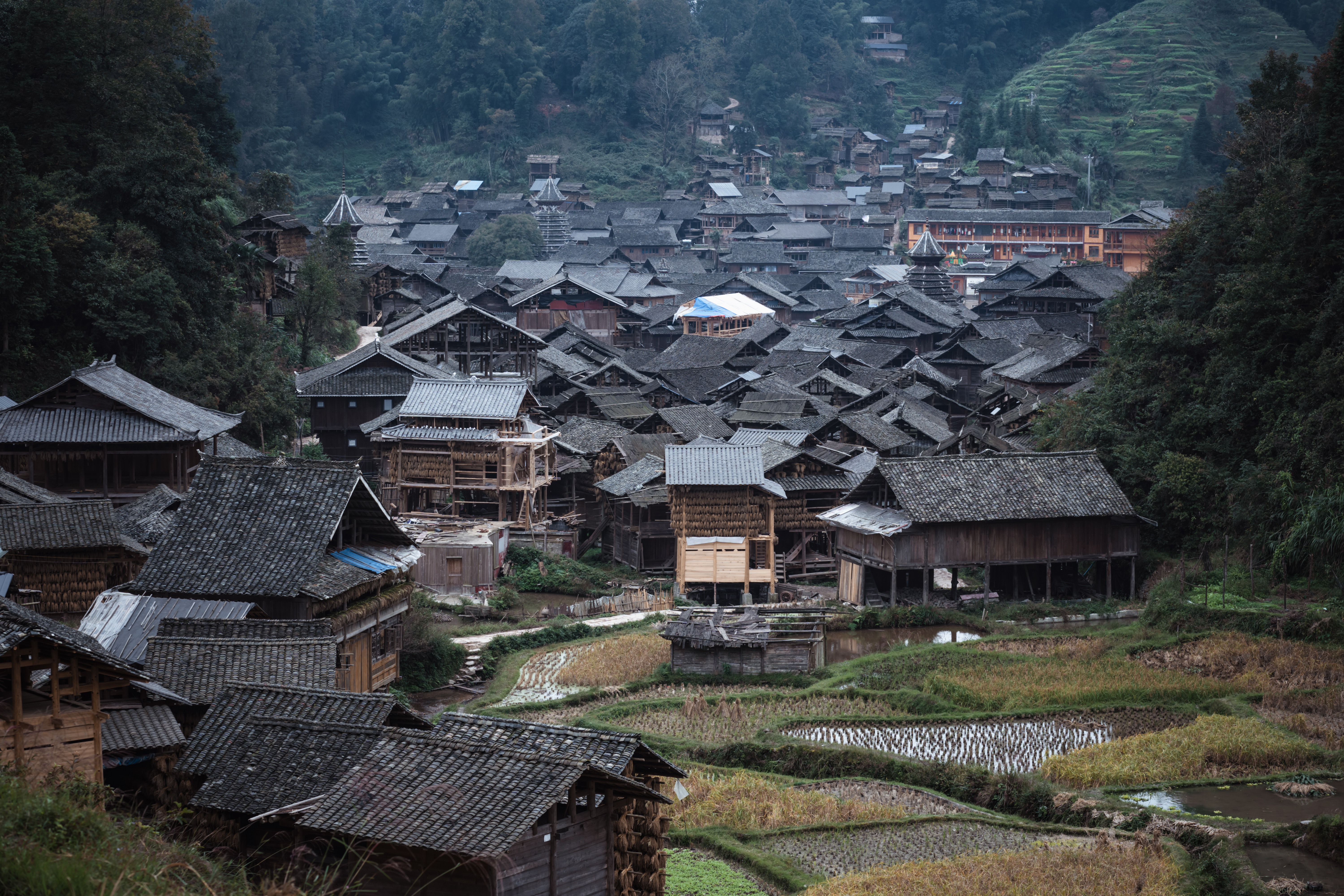 贵州人少景美的小村寨,贵州特色寨子