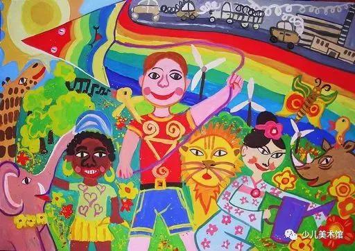 儿童不同时期的绘画作品,孩子们一幅幅栩栩如生的绘画作品