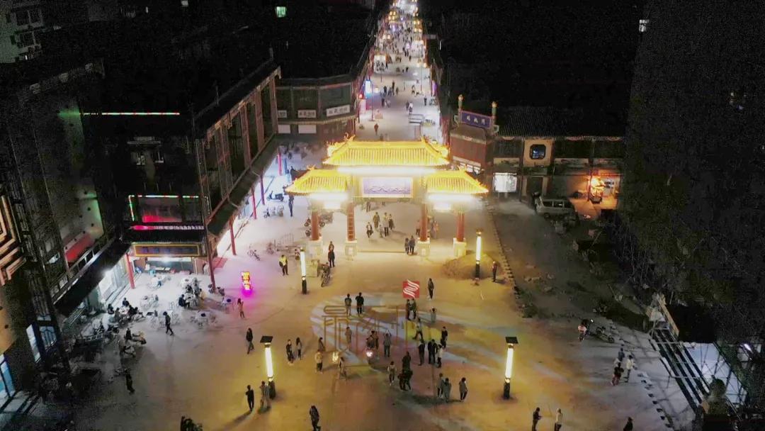 涿州城市航拍,涿州鼓楼大街街拍