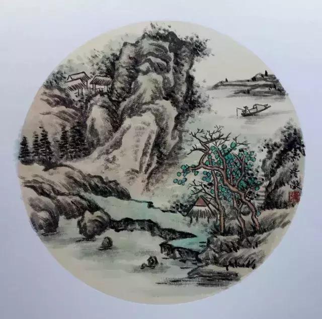 山水画入门怎么画,山水画怎么画水彩