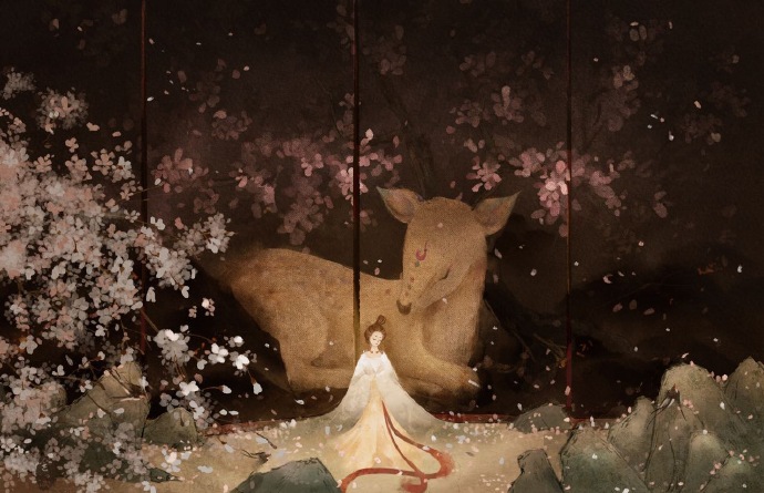 沉浮世界，静择一片清宁，绘心，绘梦，绘境｜舍溪的插画