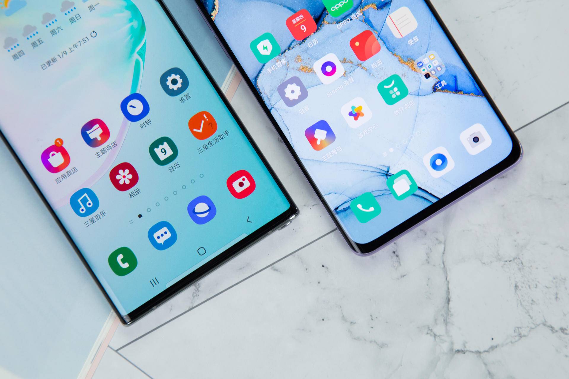 不止于防抖，屏幕同样亮眼！Note10+，Reno3Pro显示效果对比