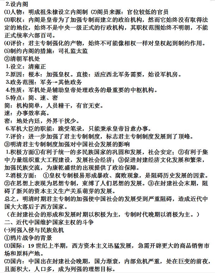 高中历史选择性必修一思维导图,高中历史选择性必修一