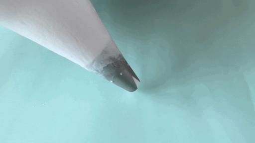 向日葵裱花手法教程简单易学,蛋糕裱花入门基础手法