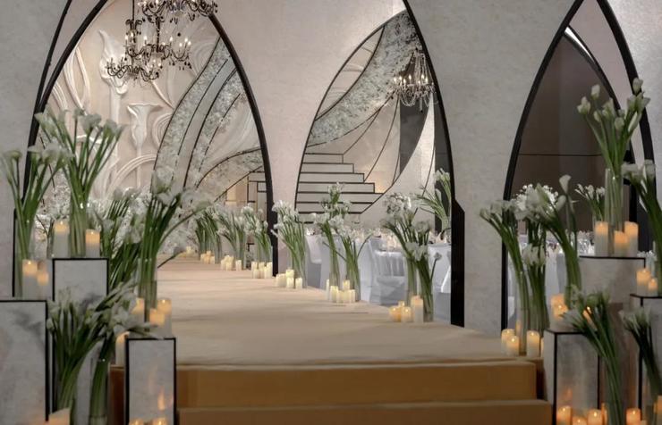 经典香奈儿婚礼,简约香奈儿韩式婚礼