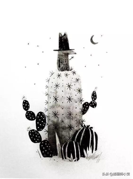 插画师梦幻作品,插画手绘小清新梦幻系