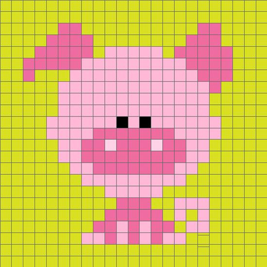 钩针钩的十二生肖图解,十二生肖钩针图解