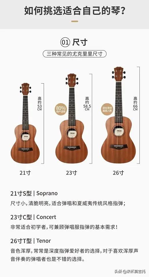 尤克里里价格品牌推荐,初学如何选购尤克里里