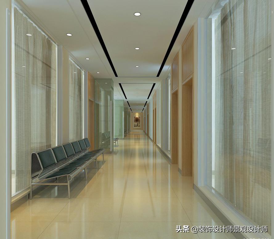 50平米禅意中医养生馆设计图,中医养生理疗会所设计