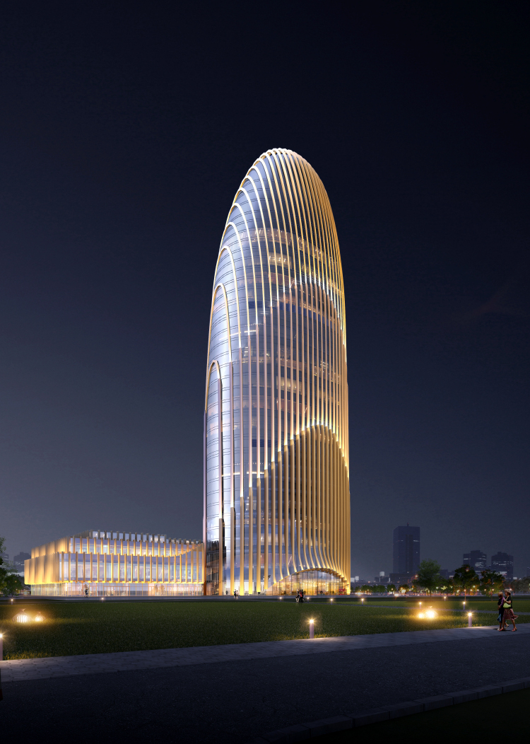 邢台市标志性建筑金融中心,邢台路桥大厦金融中心