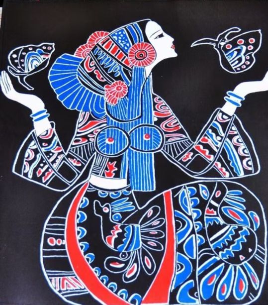 王林平随笔,传统蜡染从哪里来