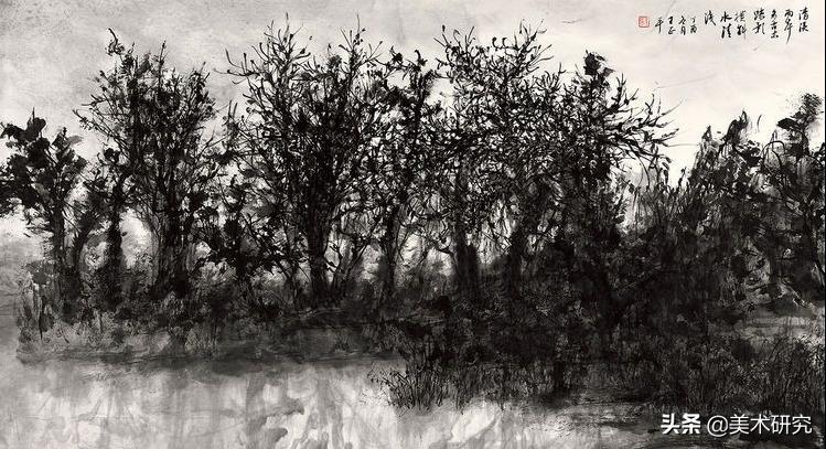 中国画与油画的艺术风格,浅谈写意风景油画