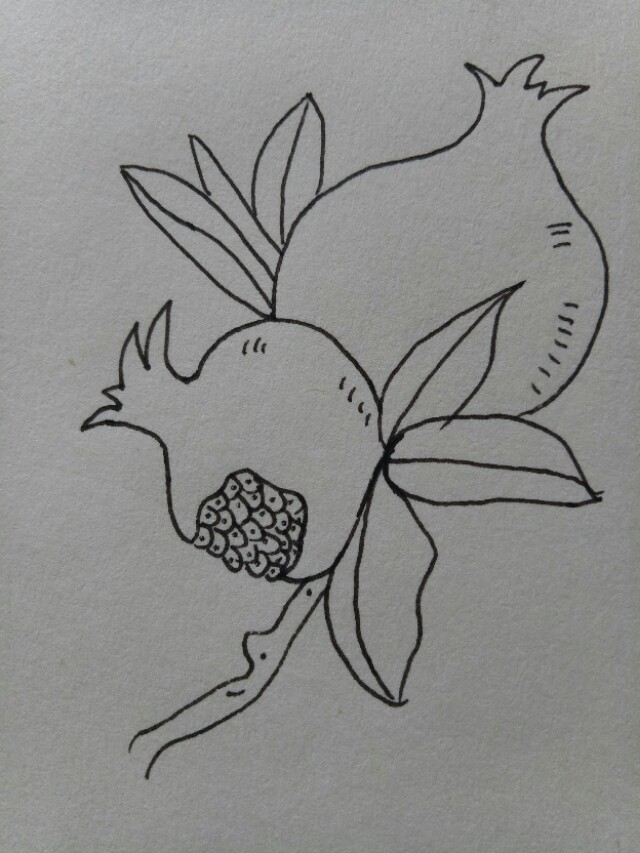 画食物甜品和水果零食简笔画,简笔画儿童3-6岁简单水果