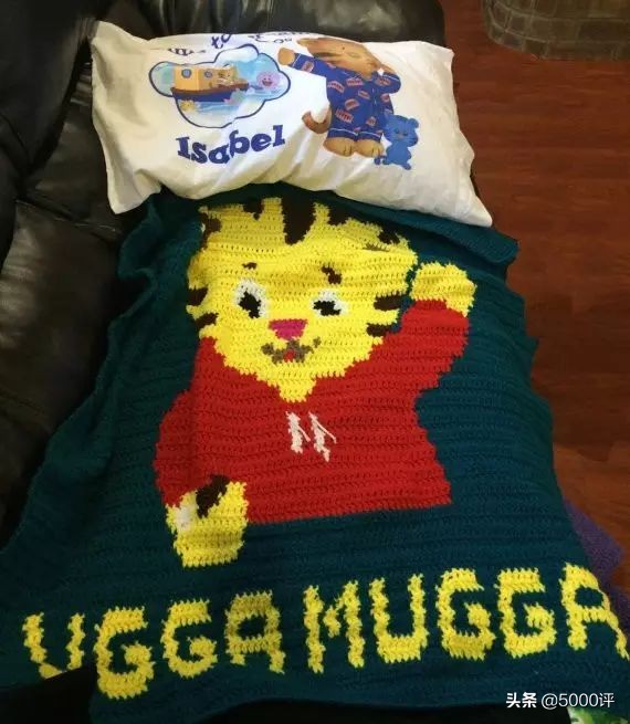 编织宝宝毯教程,编织漂亮婴儿卡通毯子