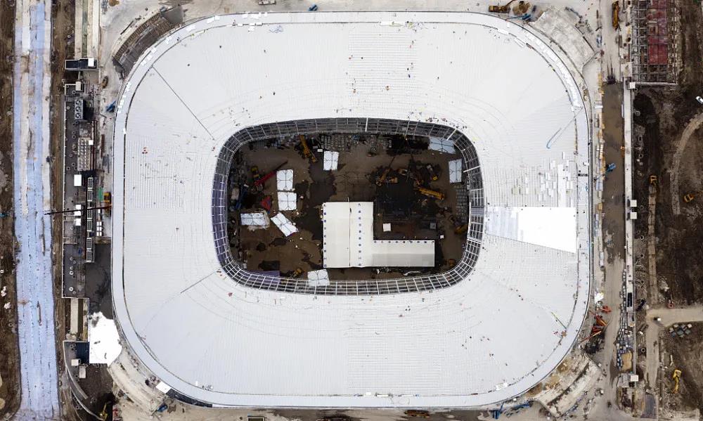 上海世界级足球场,上海体育场改建专业足球场