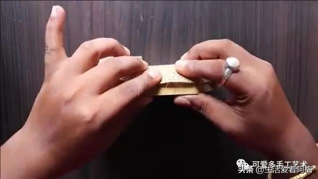 小型快递盒改造收纳盒好看又简单,心形收纳盒创意手工