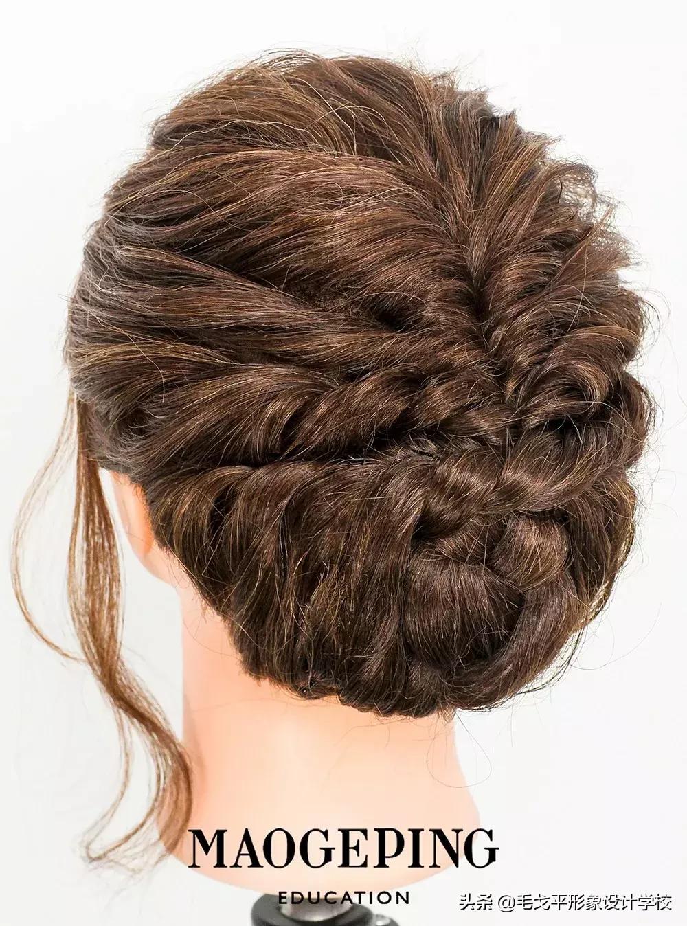 气质盘发高端大气上档次自己盘,大气盘发彰显优雅气质