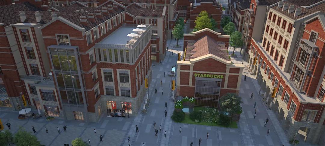 大卫新作｜石河子市1950商业街区,原1号小区概念规划