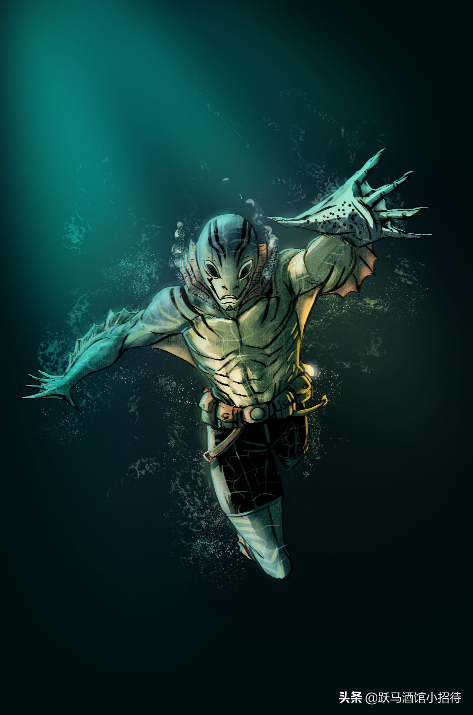 地狱男爵鱼人亚伯身世,地狱男爵鱼人亚伯扮演者