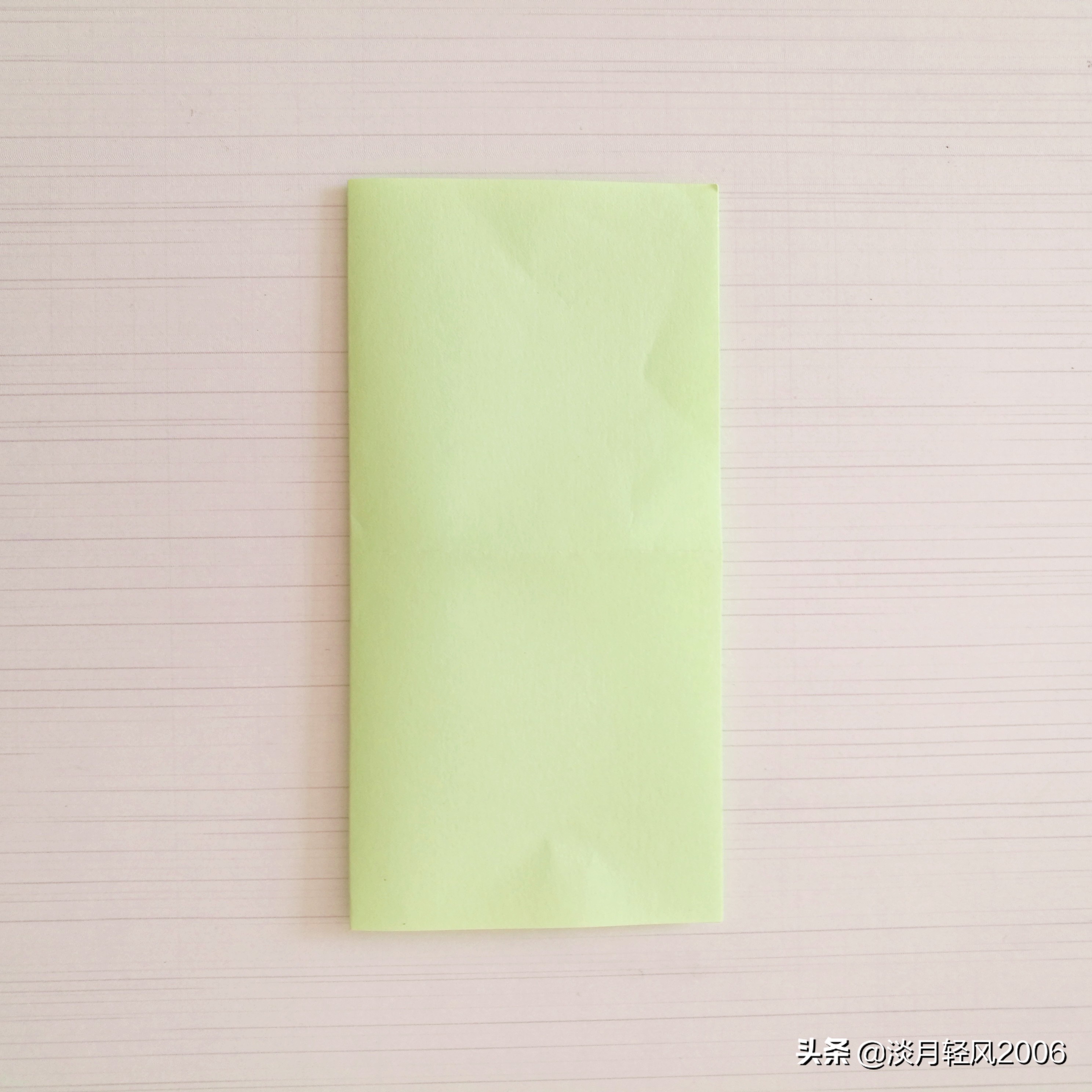 儿童手工折纸简单又美丽信封,用正方形折纸做信封