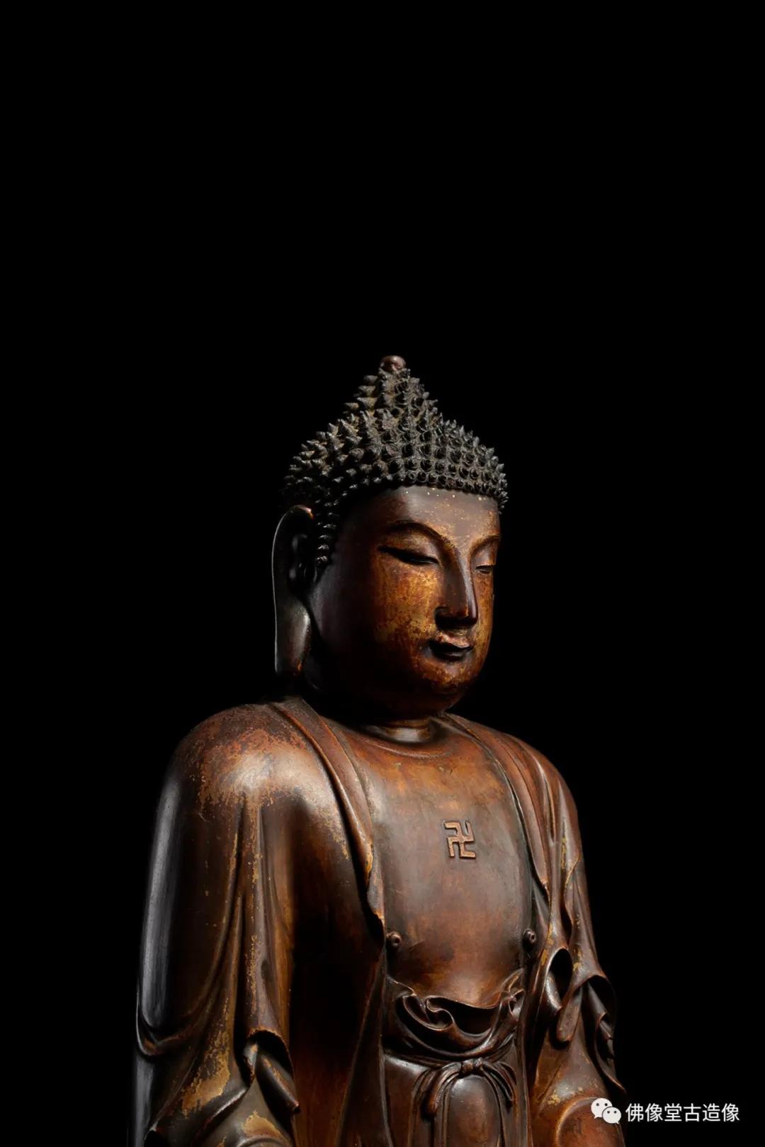 永乐宫廷佛造像拍卖价格,漆木造像