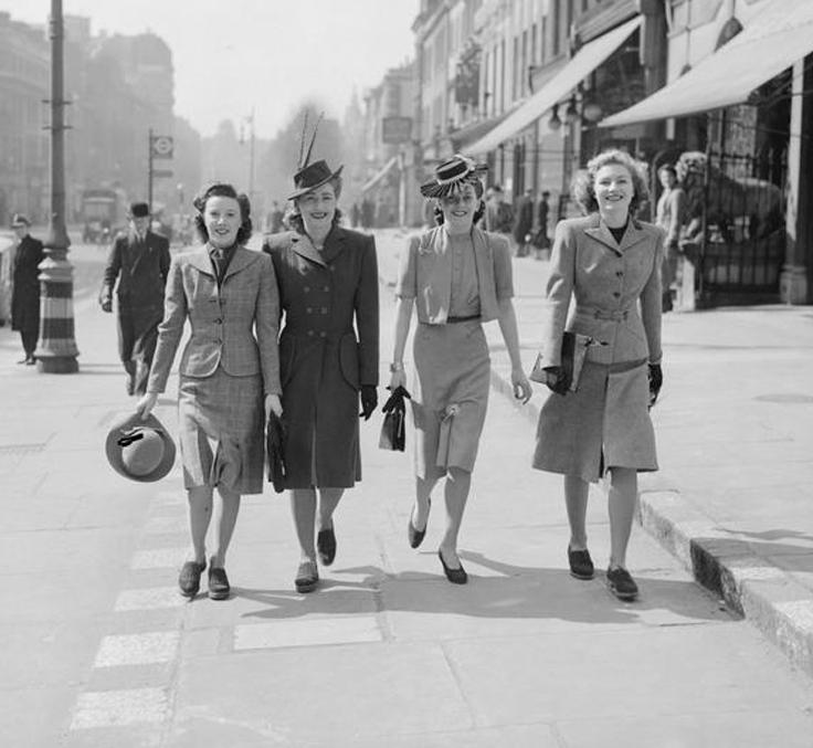 二战服装连体裤,二战时尚连体裤