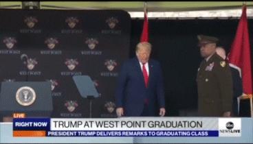 西点军校特朗普演讲,2020年美国西点军校特朗普演讲