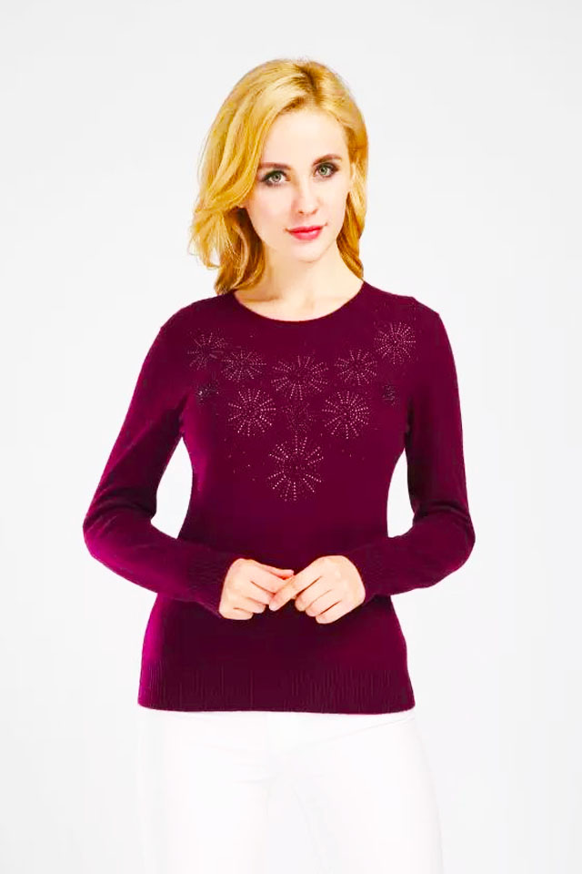 适合过年穿的羊绒衫,放假回家给妈妈买点什么