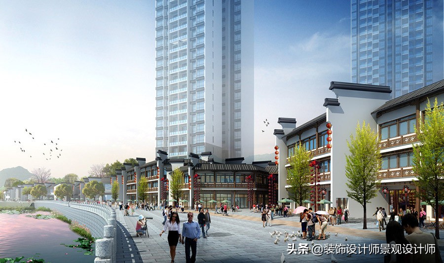 仿古建筑商业街设计图片,古建商业街门楼中式传统仿古大门