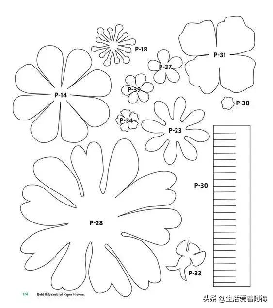 皱纹纸花朵手工艺术,纸艺玫瑰花的制作方法皱纹纸