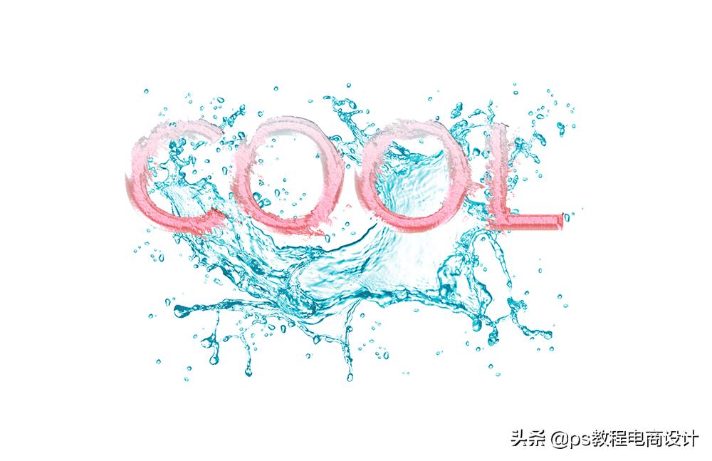 ps如何抠透明水花通道,ps怎么把人物做成水花
