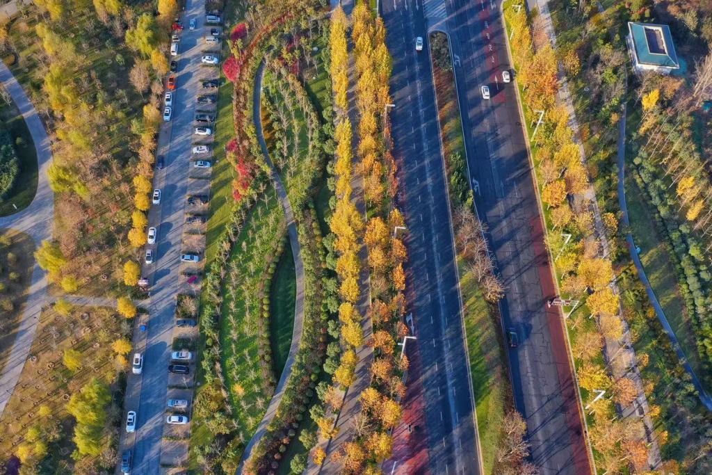 郑州象湖冬天图片,郑州象湖航拍视频