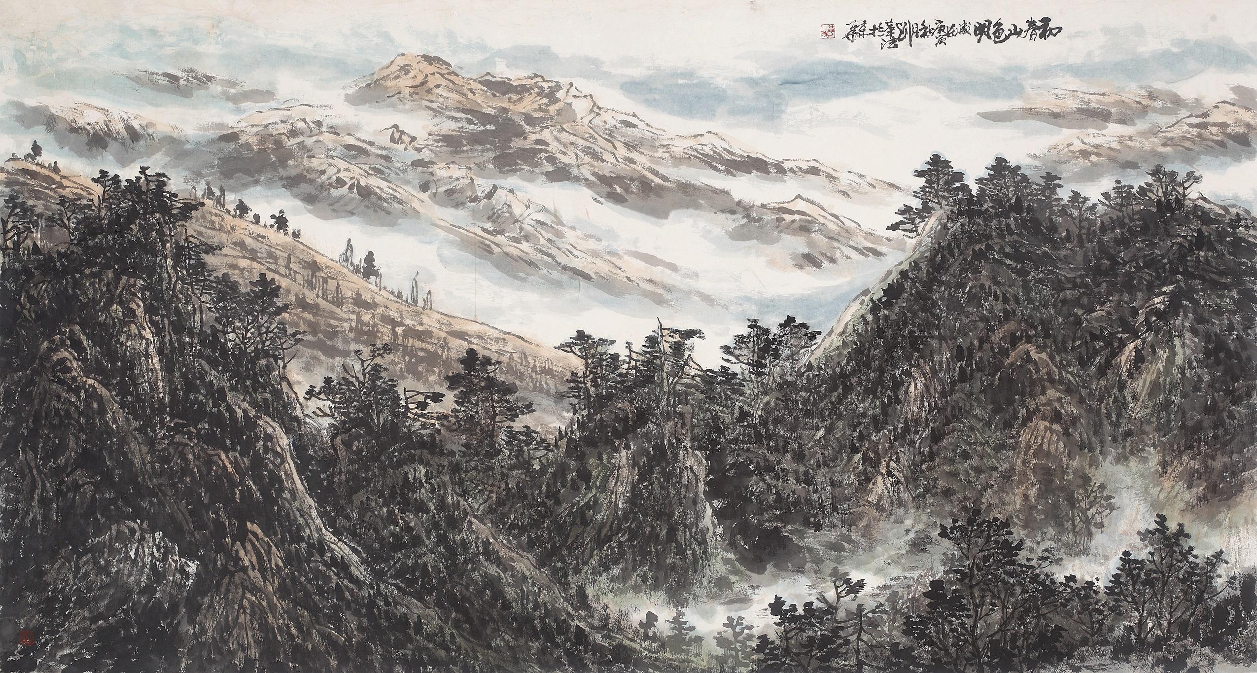 一幅绝美的水墨画,十大绝美水墨山水画