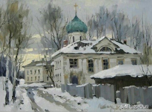 delbertgish风景油画作品欣赏,亚历山大尤扎科夫油画作品欣赏