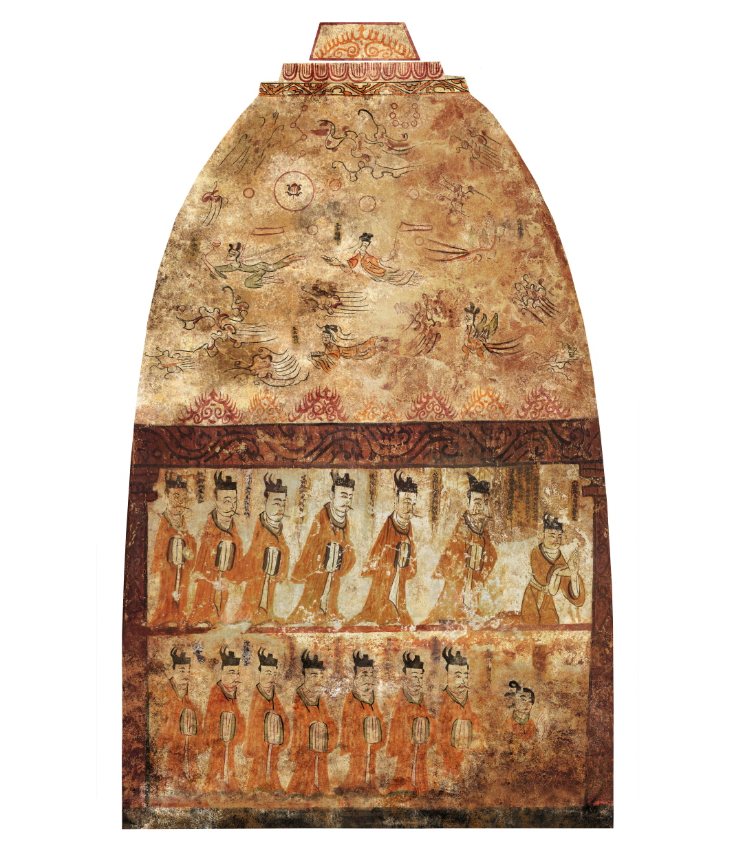 朝鲜壁画古墓,韩国墓葬壁画