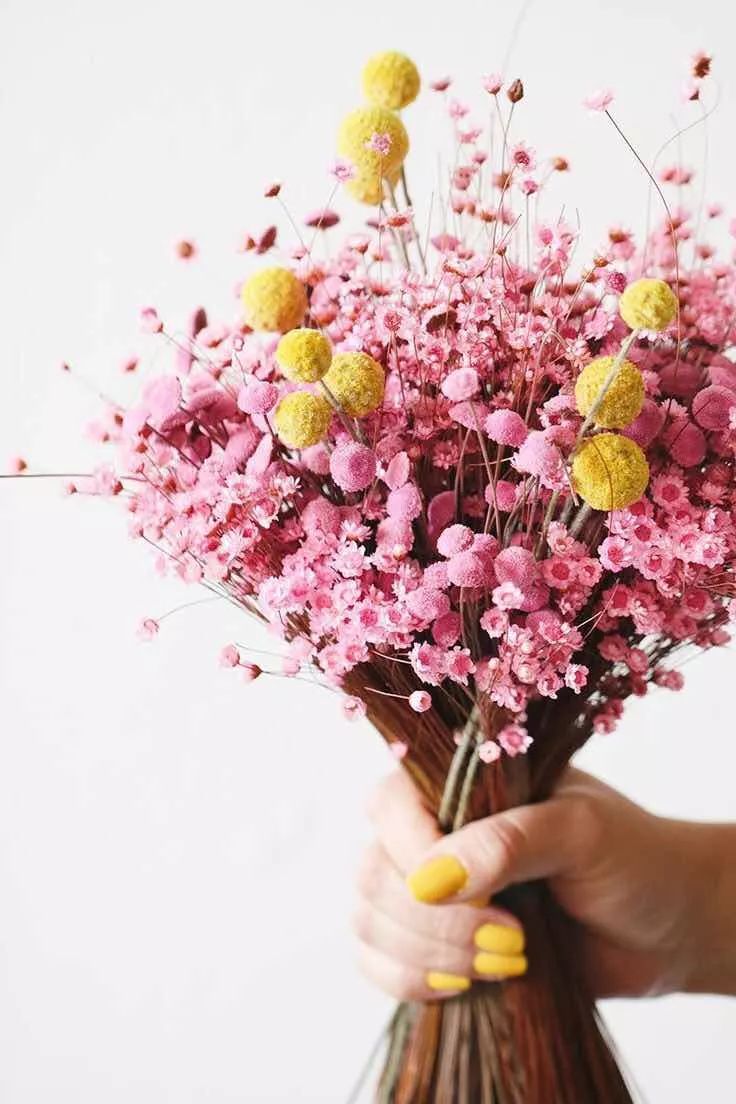 好看的干花造型,如何用高颜值的干花美翻你整个家