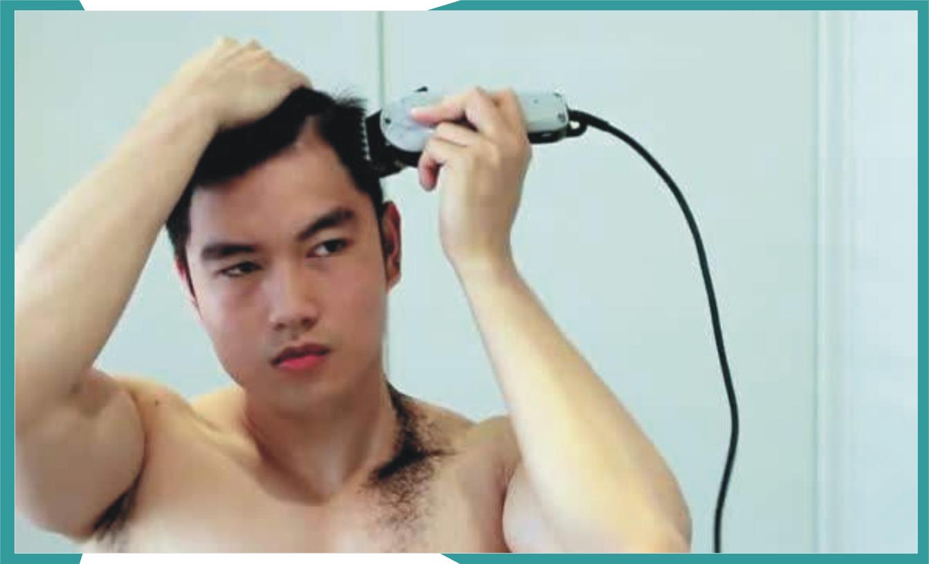 在家给孩子理发简单发型教程,理发的发型什么样的好看最流行