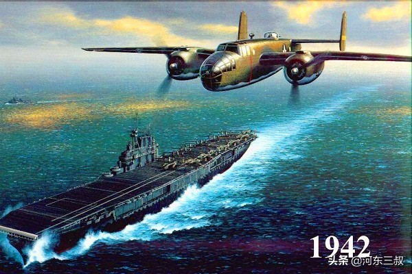 b-25空中堡垒轰炸机,b25轰炸机轰炸东京