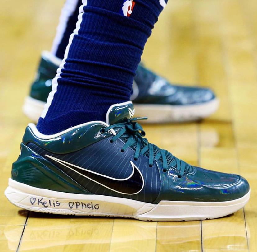 nba球员上脚郭艾伦球鞋,nba上脚球鞋米切尔科比