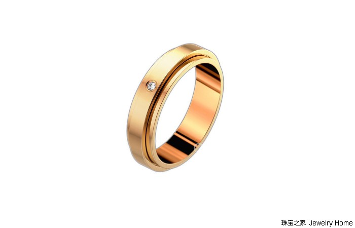 普通又简单的婚戒,简单款式无钻戒指