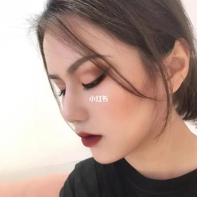 氛围感单眼皮内双眼妆教程,单眼皮肿眼泡粉色系眼妆教程